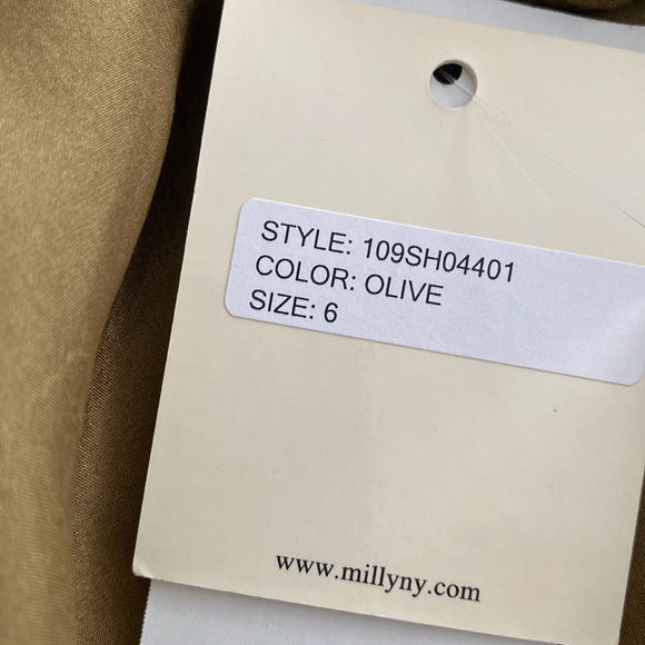 Milly Olive Silk Top - Picture 4 of 4